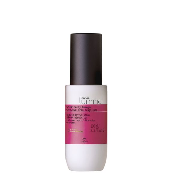 LUMINA serum regenerador progressivo cabelo blindado e protegido . Sela as cutículas fios mais leves e soltos . Proteção térmica e UV LUMINA serum regenerador progressivo cabelo blindado e protegido . Sela as cutículas fios mais leves e soltos . Proteção térmica e UV